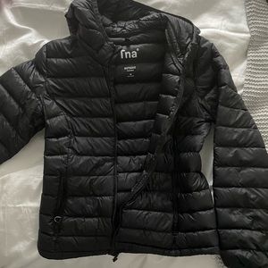 Black TNA Bubble Jacket